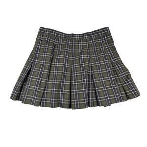 Becky Thatcher Pleated Plaid Skirt Girls 10.5 Half Size School Uniform